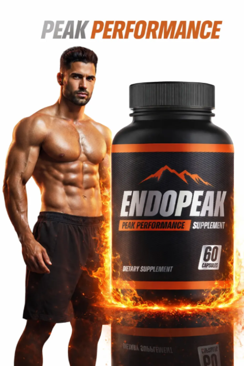 EndoPeak natural supplement designed to support testosterone levels and male libido